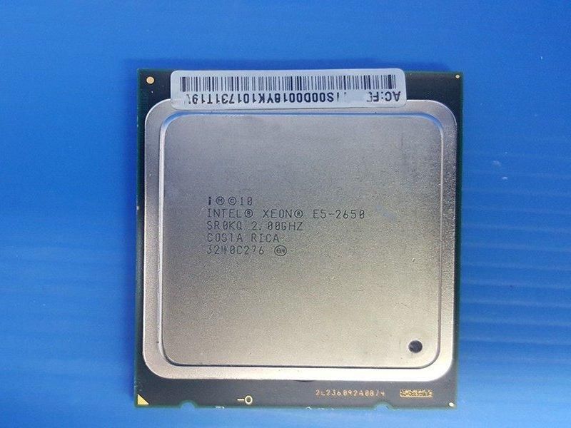 Intel Xeon E5-2650 CPU SR0H4 / SR0KQ 2.0-2.8GHz/20M/95W Socket 2011 X79 - фото фото фото 0