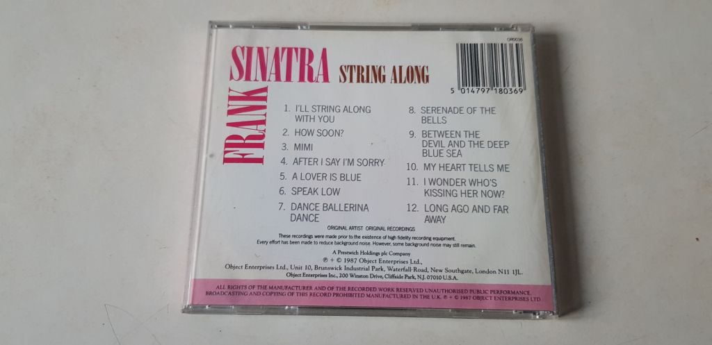 Frank Sinatra String Along CD фірмовий - фото фото фото 1