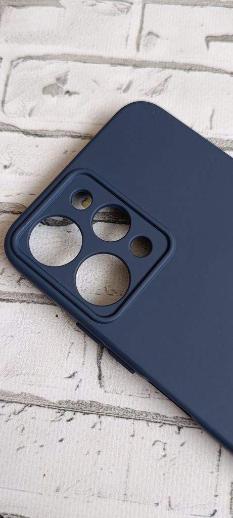 Чохол для Redmi Note 12 4G, матовий Soft Touch, протиударний, темно-синій  (силікон) - фото фото фото 1