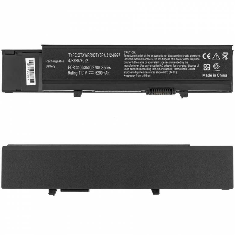 Батарея для ноутбука DELL CYDWV (Vostro: 3400, 3500, 3700) 11.1V 4400mAh Black - фото фото фото 0