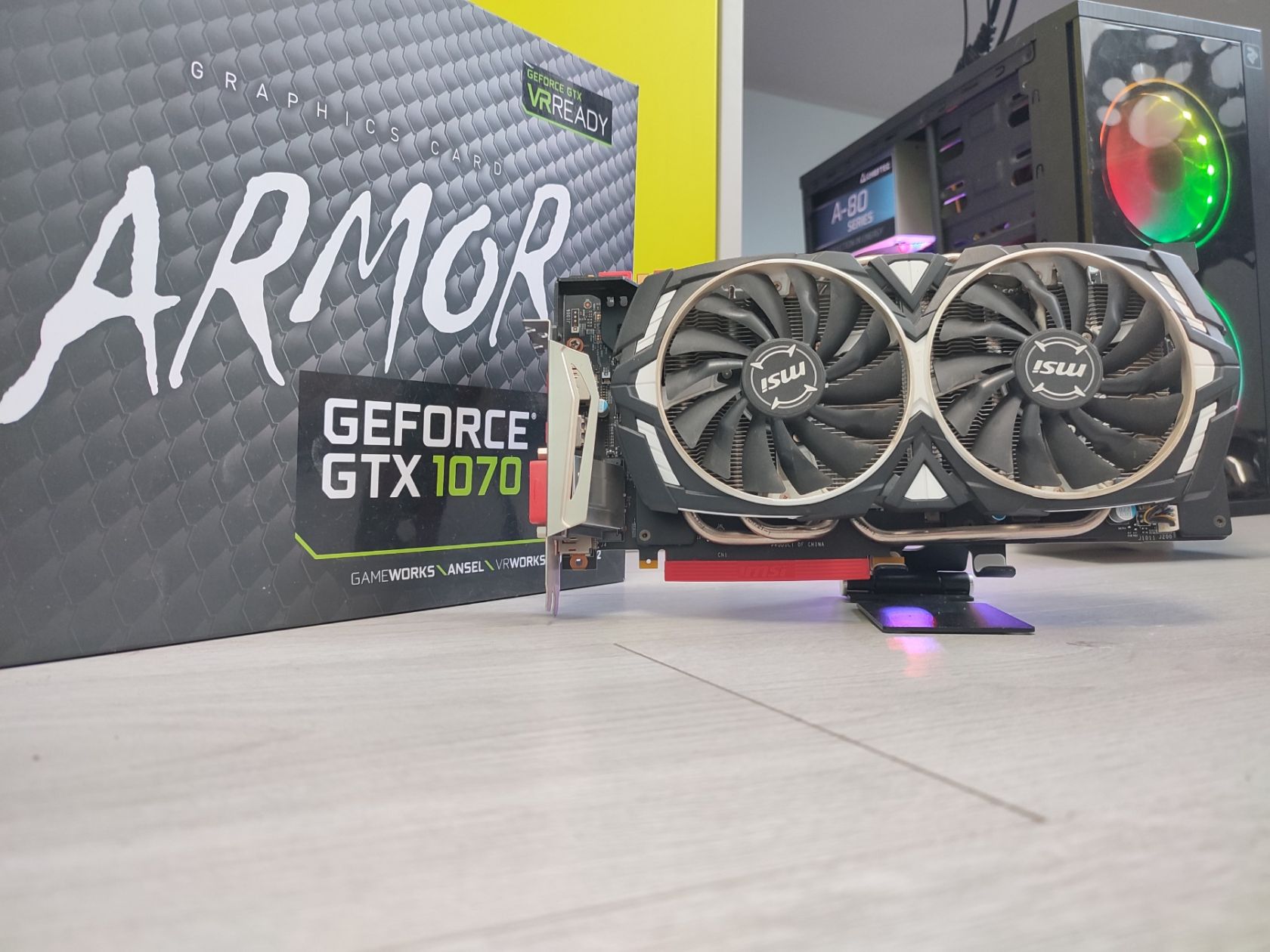 Видеокарта MSI GeForce GTX 1070 Armor 8GB OC - фото фото фото 0