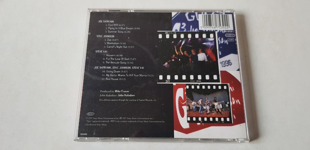 Satriani/Vai/Johnson G3 - Live In Concert CD фірмовий - фото фото фото 1