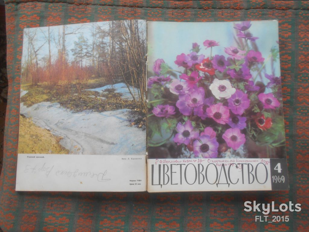 Цветоводство  1969 г.  Годовая - фото фото фото 4