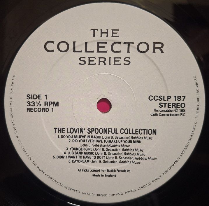 The Lovin' Spoonful - The Collection - 1965-69.  (2LP). 12. Vinyl. Пластинки. UK. - фото фото фото 3
