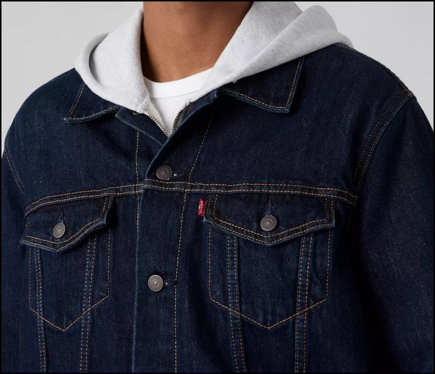 LEVIS куртка джинсова чоловіча original M_L_XL нова K61-1х9 - фото фото фото 2