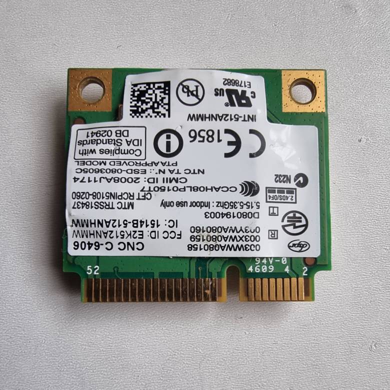 Адаптер Intel Wi-Fi Link 5100 для ноутбука Dell Latitude E7240 б/в Оригінал - фото фото фото 2