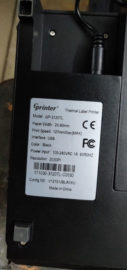 Принтер этикеток Gprinter GP-3120TL № 210410 - фото фото фото 3