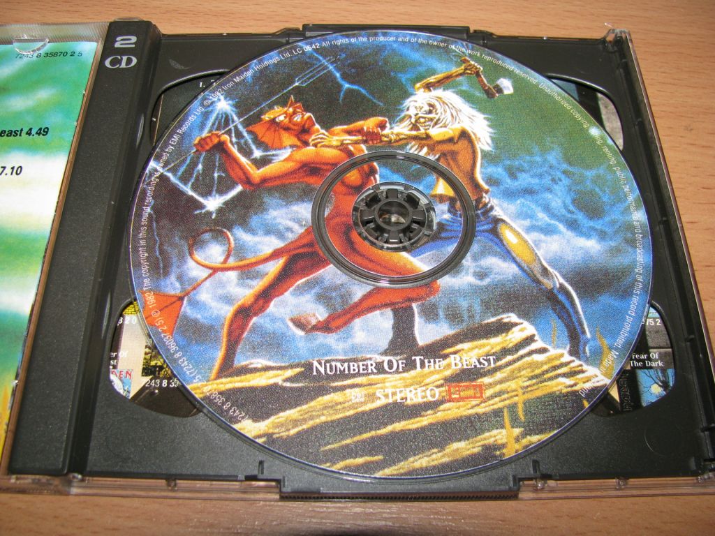 IRON MAIDEN - The Number Of The Beast       (1995 EMI 2CD SET) - фото фото фото 4