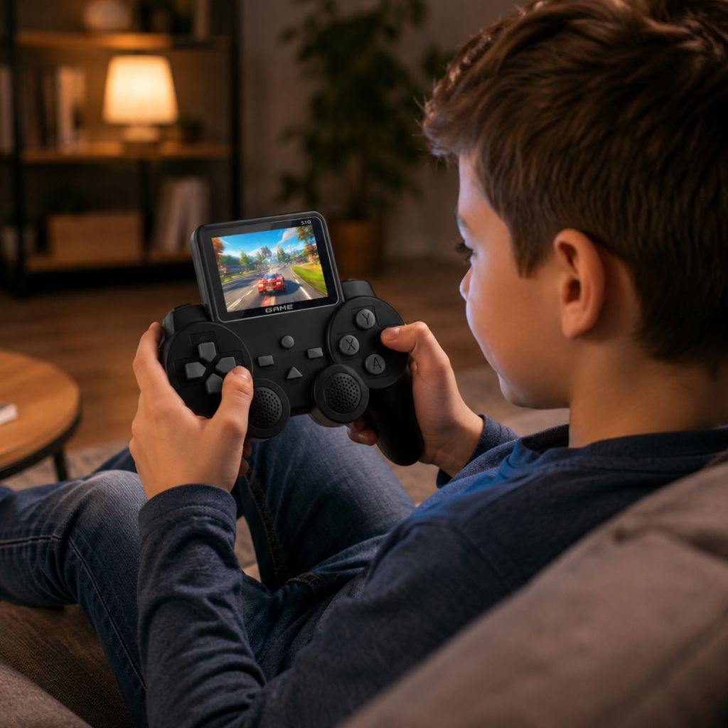 Портативна ігрова приставка S10 GAMEPAD 2.4" 520 вбудованих ретро-ігор AV-вихід - фото фото фото 5