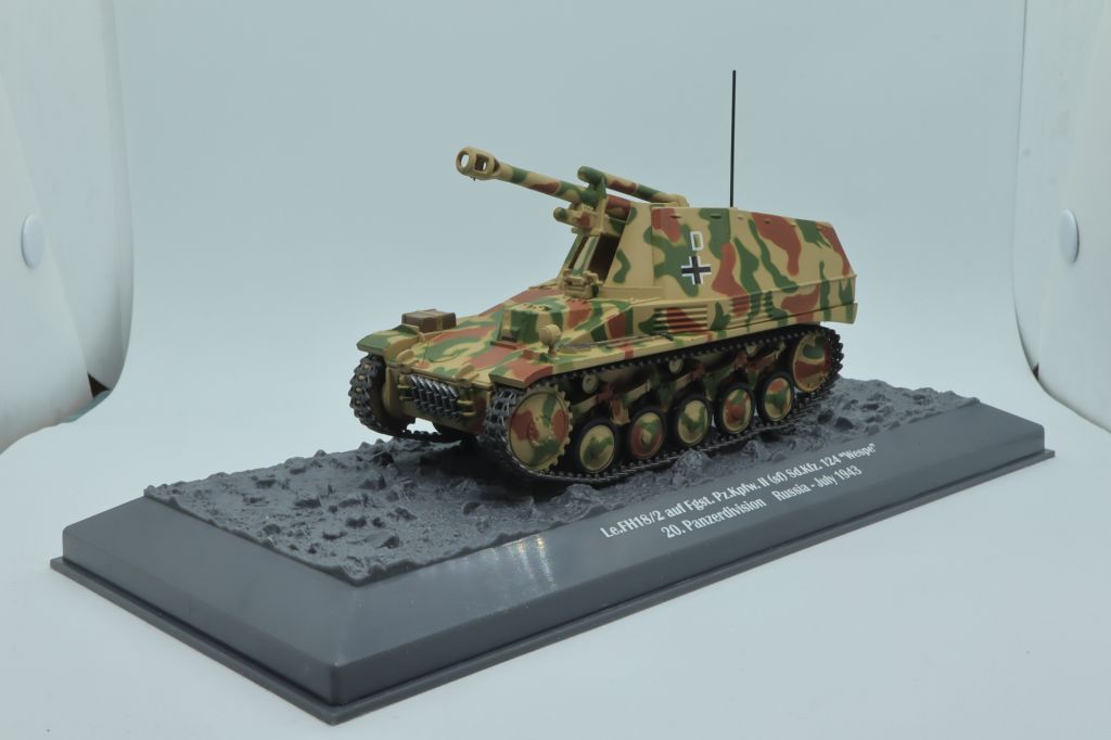 Sd.Kfz. 124 Wespe 1:43, Chars de Combat 34    (Altaya) - фото фото фото 0