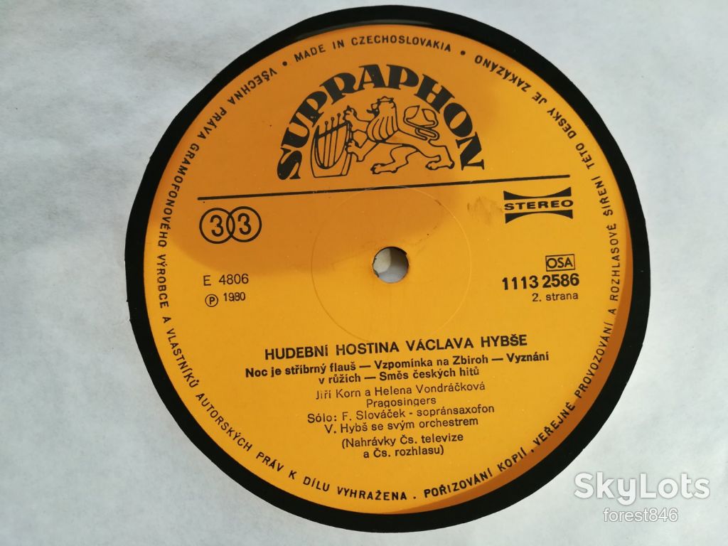 Hudebni hostina Vaclava Hybse  (2)-Ex.+, Чехословакия - фото фото фото 5