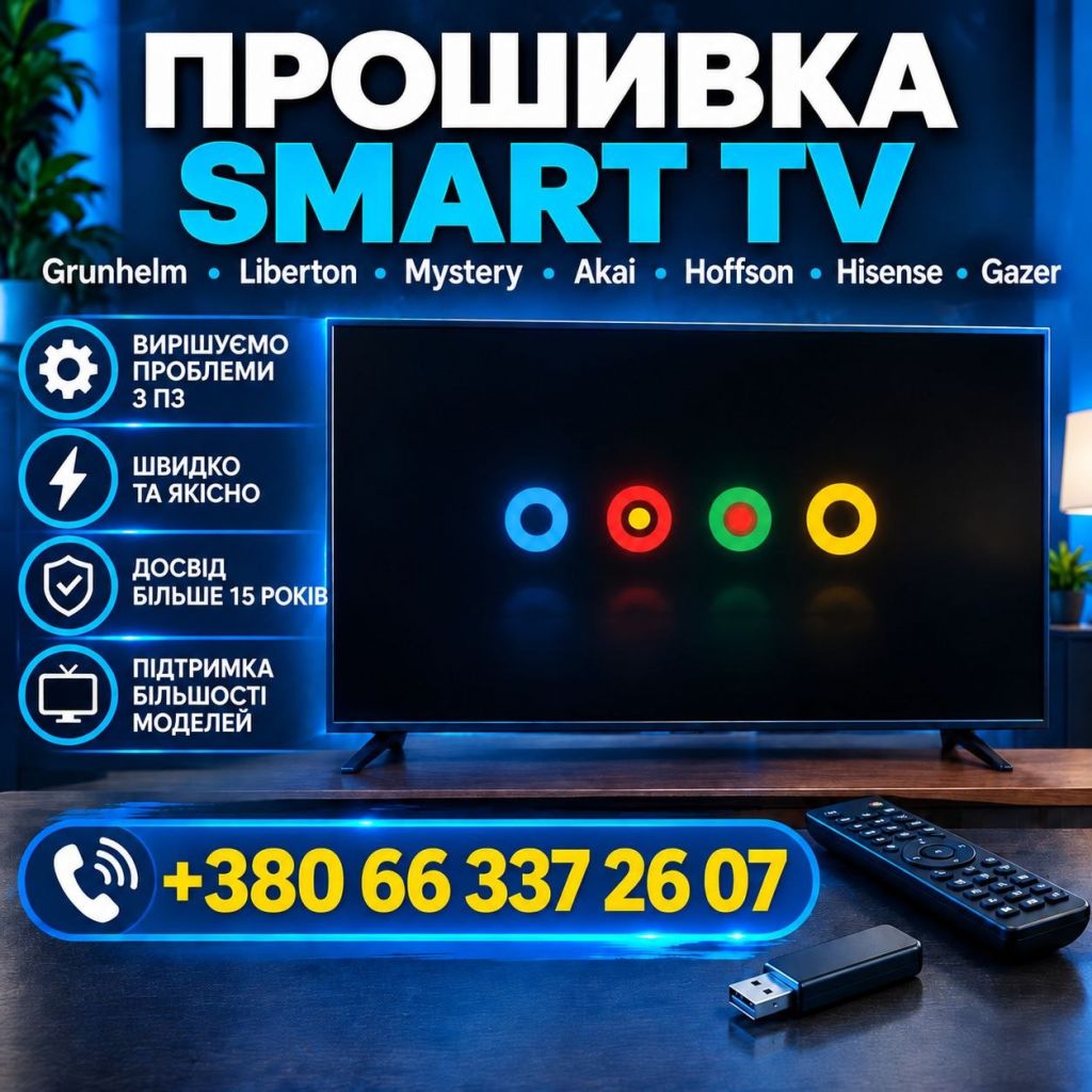 Прошивка телевизоров TDLex Тидилекс все модели, сервис USB Smart - фото фото фото 0