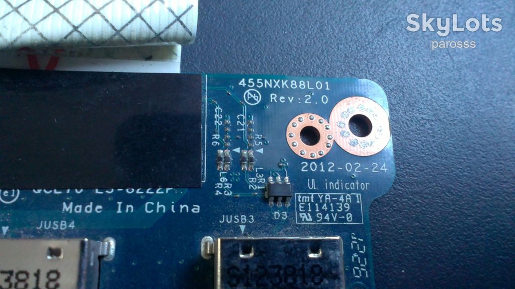 2308 - Плата Audio USB з шлейфом ноутбука ASUS K75D - фото фото фото 2