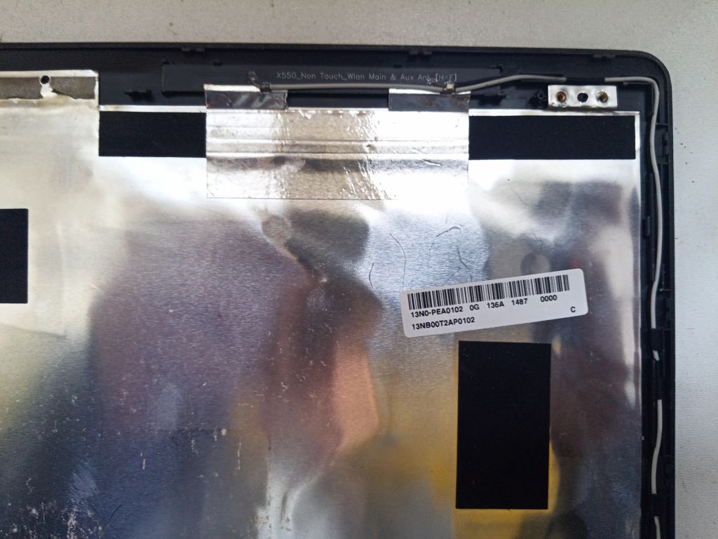 Б/У Кришка матриці без рамки на ASUS X550C - фото фото фото 4