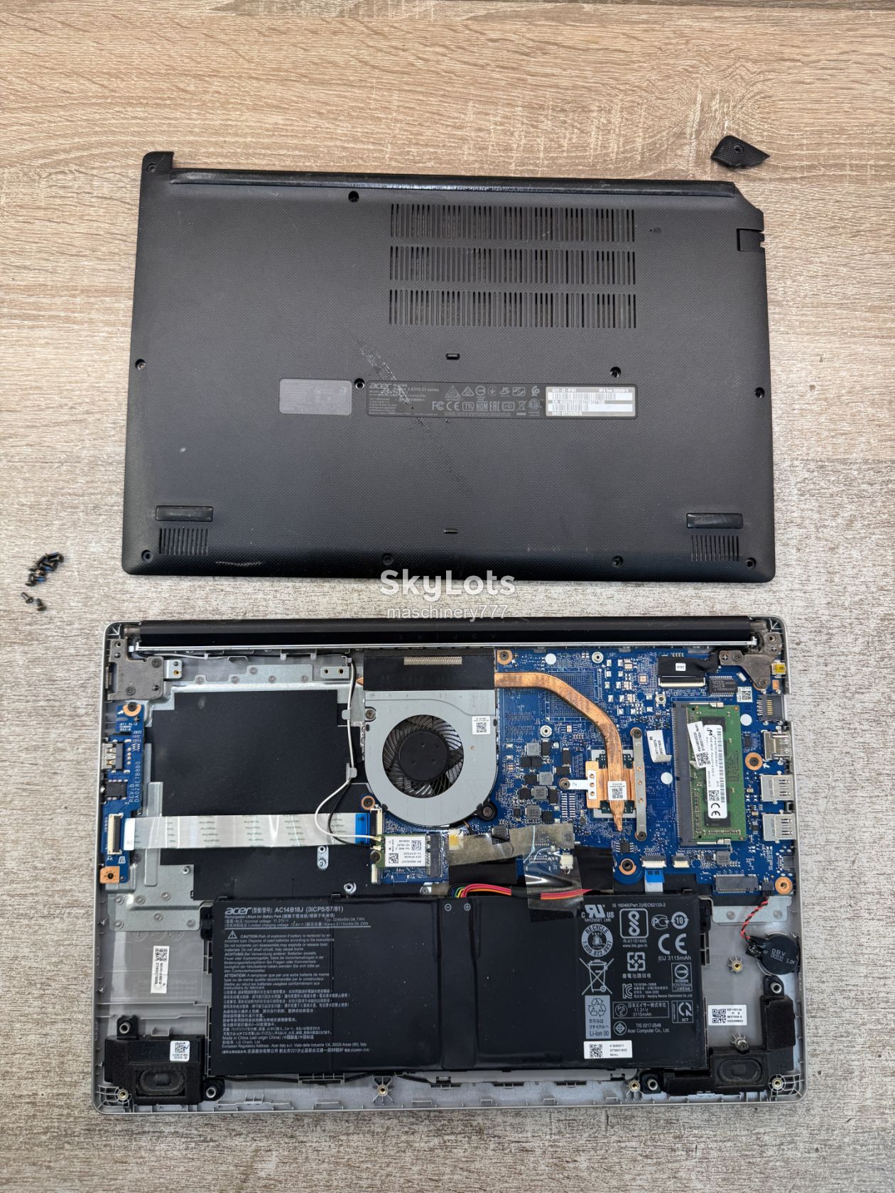 ноутбук Acer Aspire a315-23-amd Ryzen 5-3500u-8gb ram ddr4-№ss238 - фото фото фото 8