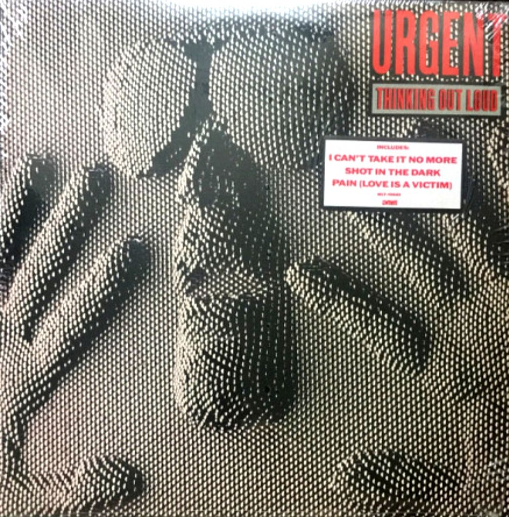 Urgent - Thinking Out Loud - 1987.  (LP). 12. Vinyl. Пластинка. US. - фото фото фото 0