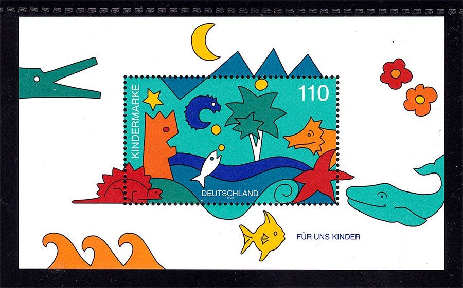 NM Фауна  Германия 1998 г MNH - блок - фото фото фото 0