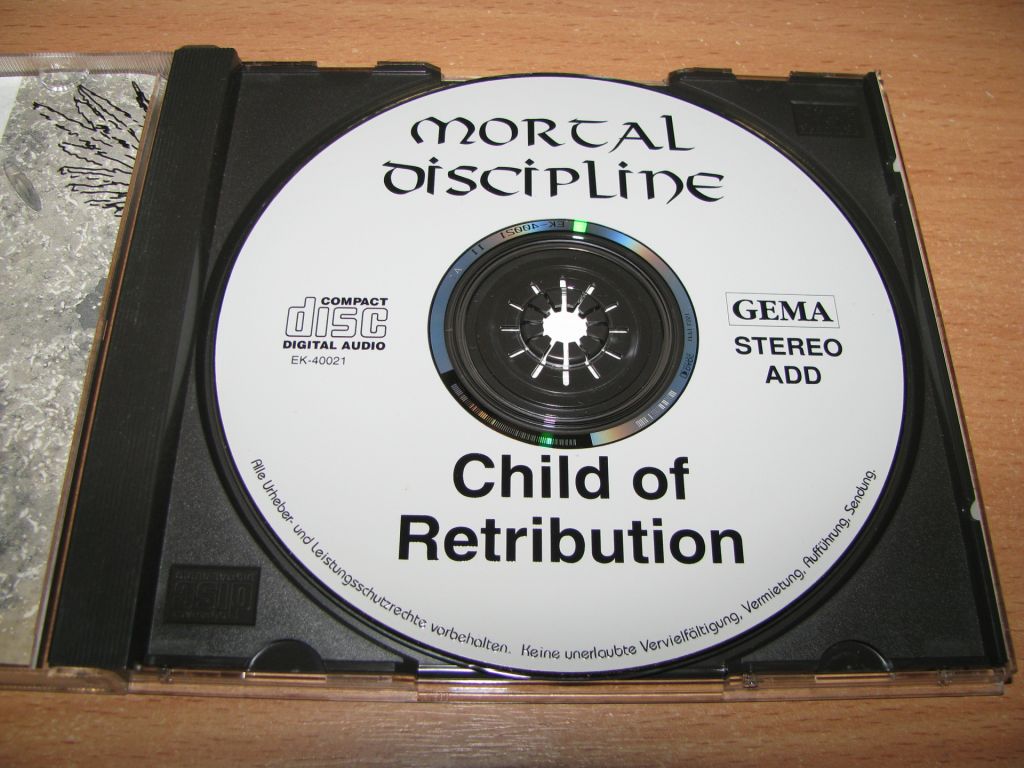 MORTAL DISCIPLINE - Child Of Retribution  (1995 Self-press,Austria) - фото фото фото 2