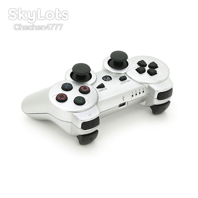 Бездротовий bluetooth джойстик PS3 SONY PlayStation 3 Срібло - фото фото фото 4