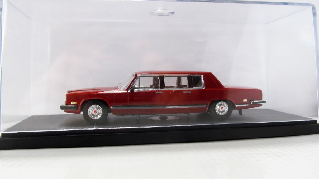 Конверсия красный ЗИЛ-41045 1983, DiamonD. Перекрас, лак, детализация 1:43 бокс. - фото фото фото 9