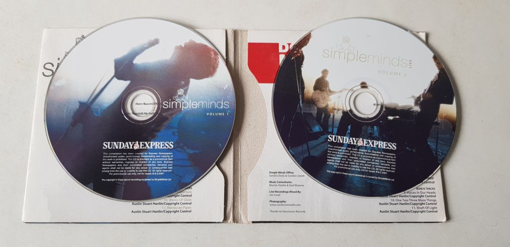 Simple Minds 2CD фірмовий - фото фото фото 3