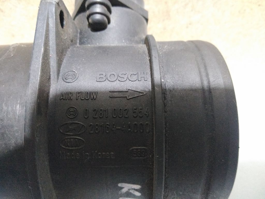 0281002554  28164-4a000 ДМРВ Расходомер воздуха Kia  Hyundai 2.7 CRDI - фото фото фото 0