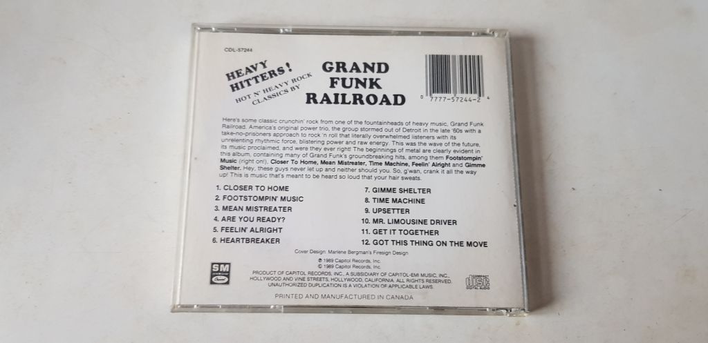 Grand Funk Railroad Heavy Hitters! CD фірмовий - фото фото фото 1