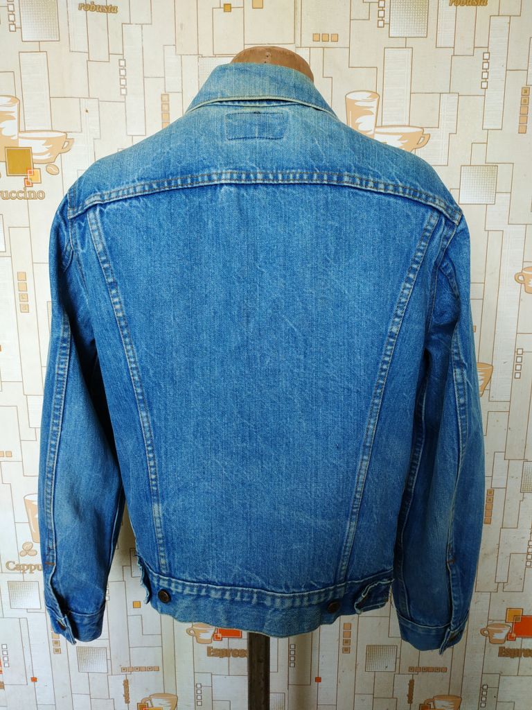 Куртка джинсова чоловіча синя LEVIS p-p S - фото фото фото 6