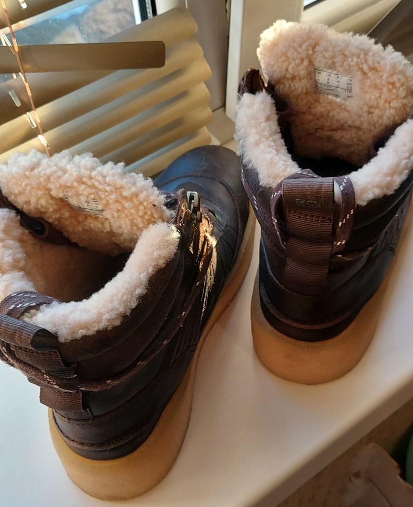 Шкіряні лімітовані теплі черевики Clarks - фото фото фото 5