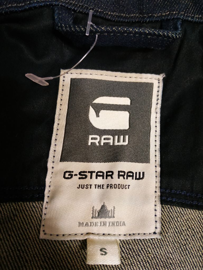 Куртка чоловіча джинсова чорна RAW G-STAR p-p S - фото фото фото 8