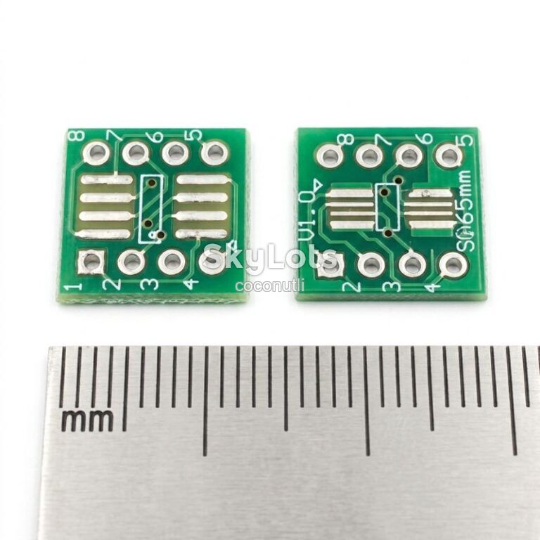 Плата SOP8 перехідник адаптер на DIP8 SMD SOIC8 - фото фото фото 0