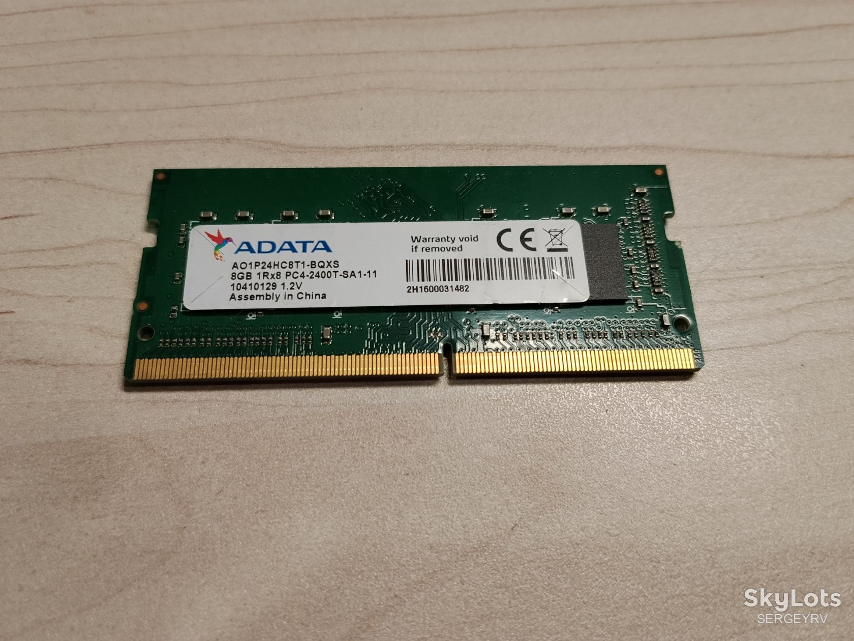 Оперативна пам'ять для ноутбука Adata 8Gb DDR4-2400T - фото фото фото 0