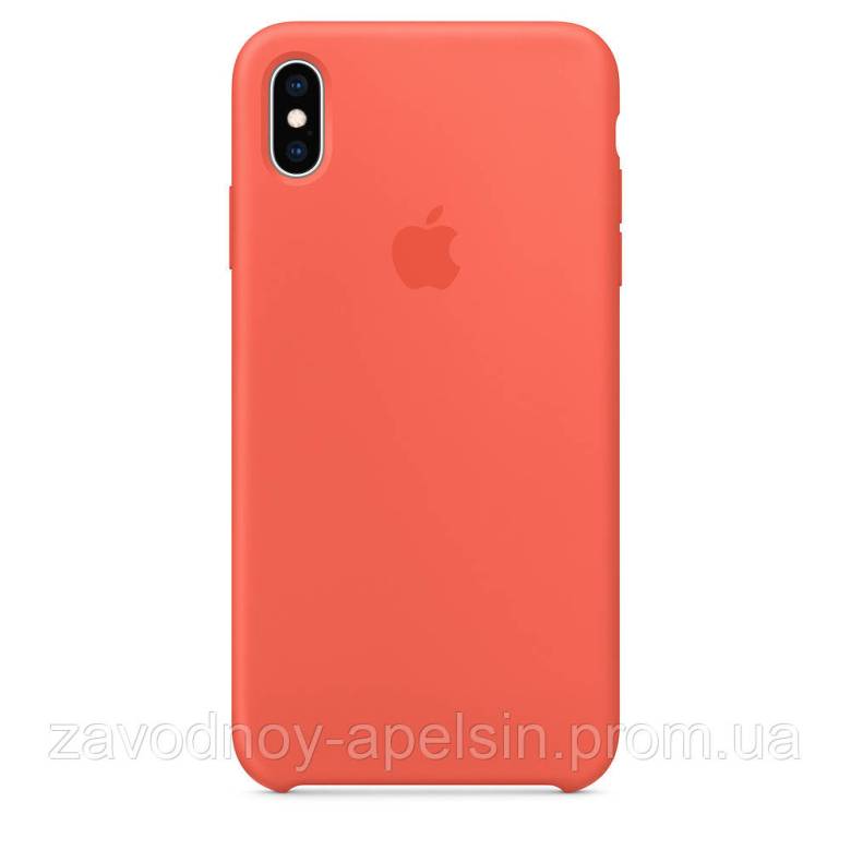 IPhone XS max Чохол Silicone Case MQNH2FE/A (Nectarine) - фото фото фото 0