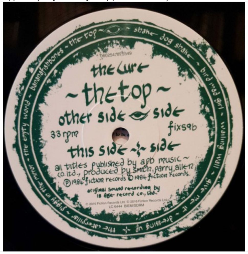 The Cure - The Top - 1984.  (LP). 12. Vinyl. Пластинка. Europe. S/S. - фото фото фото 5