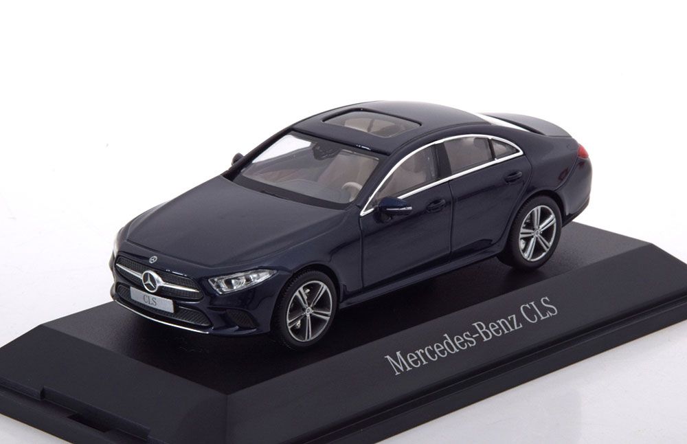 Norev 1:43 Mercedes-Benz CLS C257  (2018) darkblue-metallic - фото фото фото 0