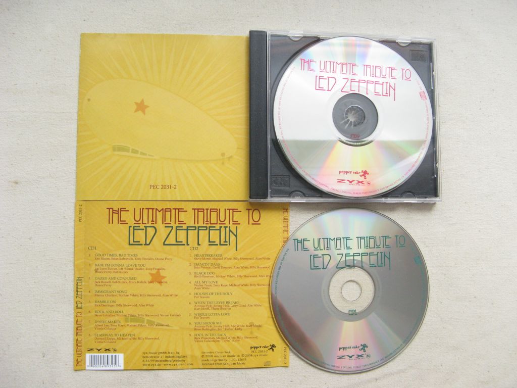 CD Led Zeppelin Tribute. The Ultimate Tribute to Led Zeppelin. 2CD. 2008. - фото фото фото 2