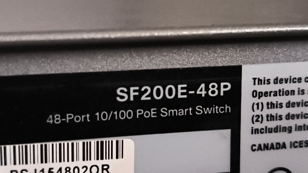 Комутатор CISCO SF200E-48P POE Smart Swith - фото фото фото 4
