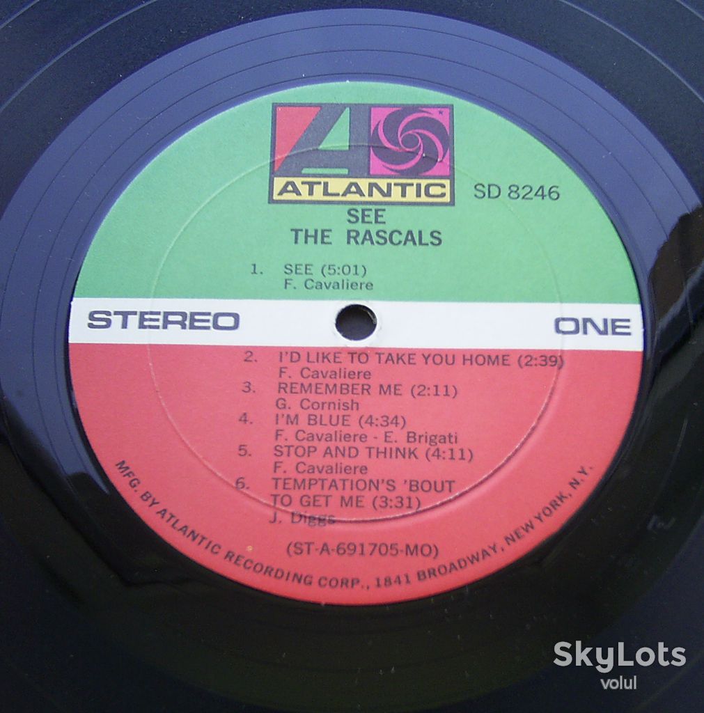 THE RASCALS ‎ See LP VG++ - фото фото фото 3
