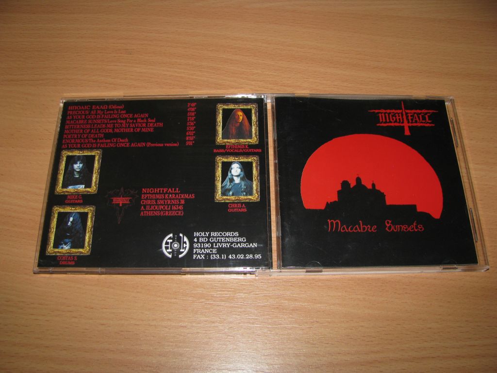 NIGHTFALL - Macabre Sunsets  (1993 HOLY 1st press) - фото фото фото 0