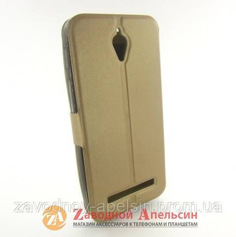 Чехол книжка Asus Zenfone C ZC451CG Smart Case gold - фото фото фото 1
