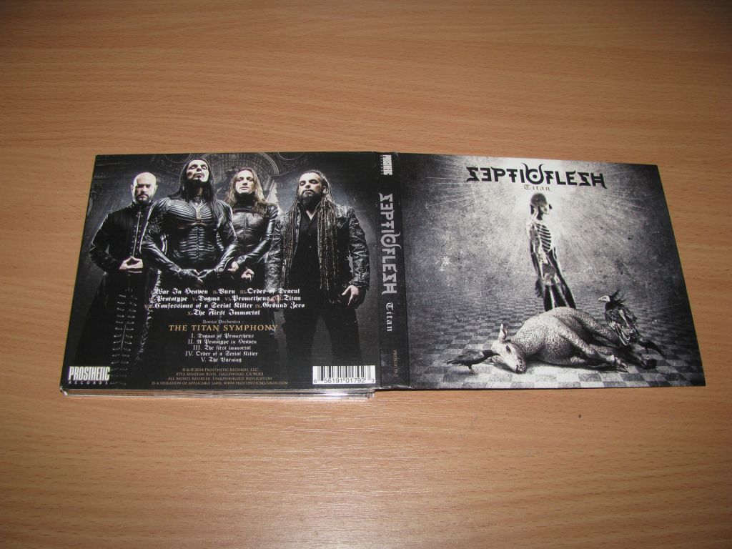SEPTIC FLESH - Titan   (2014 Prosthetic DIGIPACK 2CD,USA) - фото фото фото 0