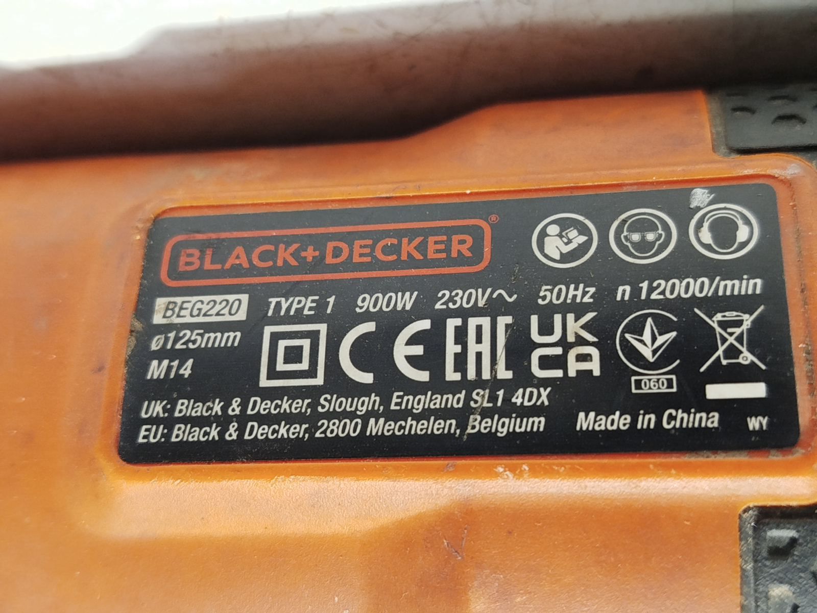 Болгарка електрична BLACK&amp;DECKER 900w від 1грн - фото фото фото 6