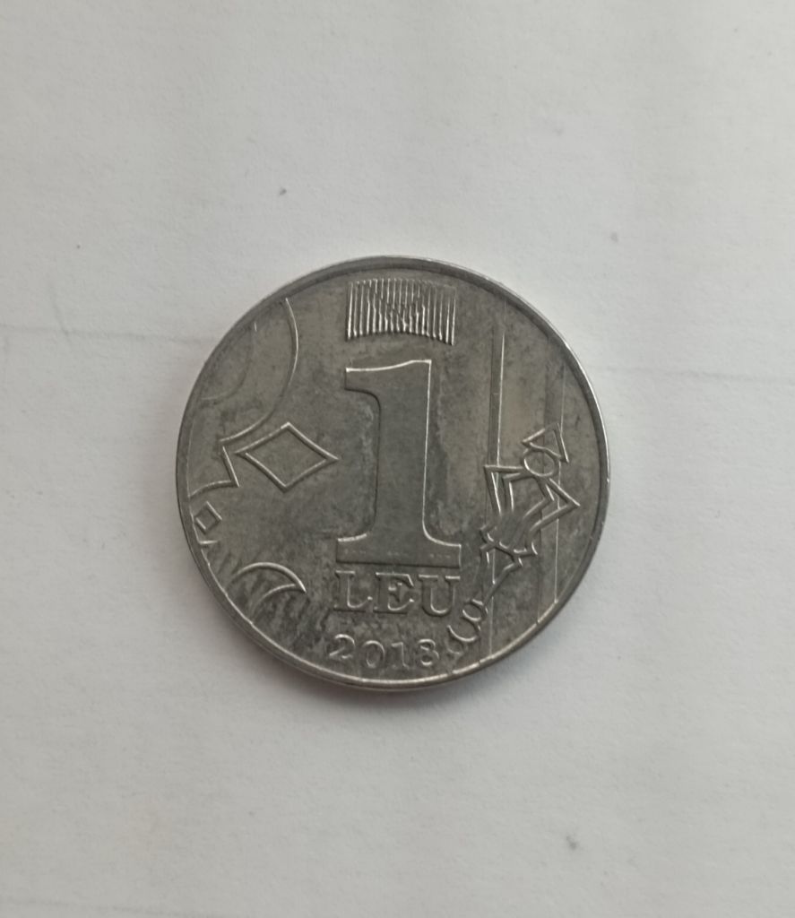 Молдова 1 лея 2018 г. - фото фото фото 0