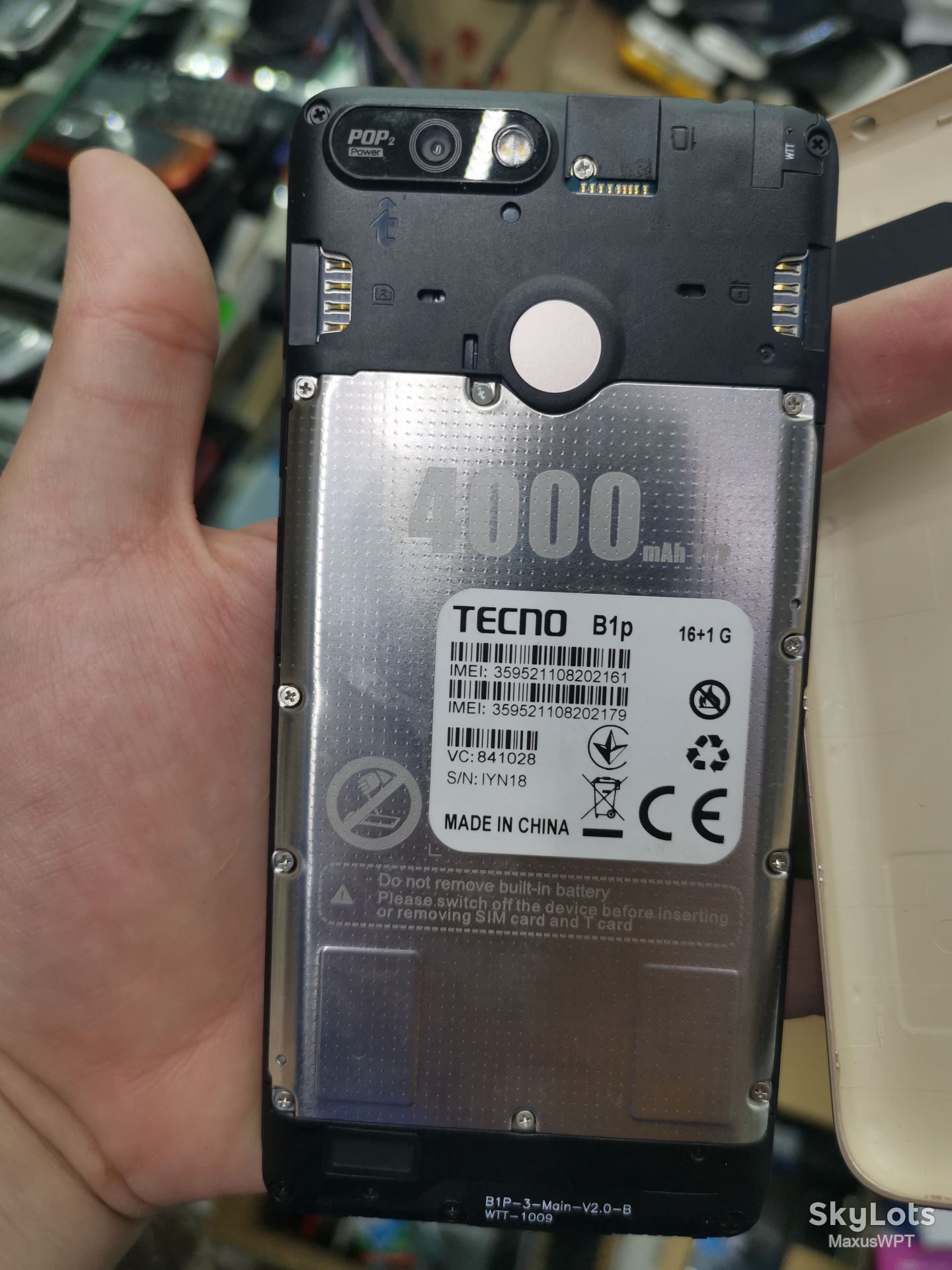 #104 Sklad Tecno POP2 Power B1P b1 p Gold - фото фото фото 2