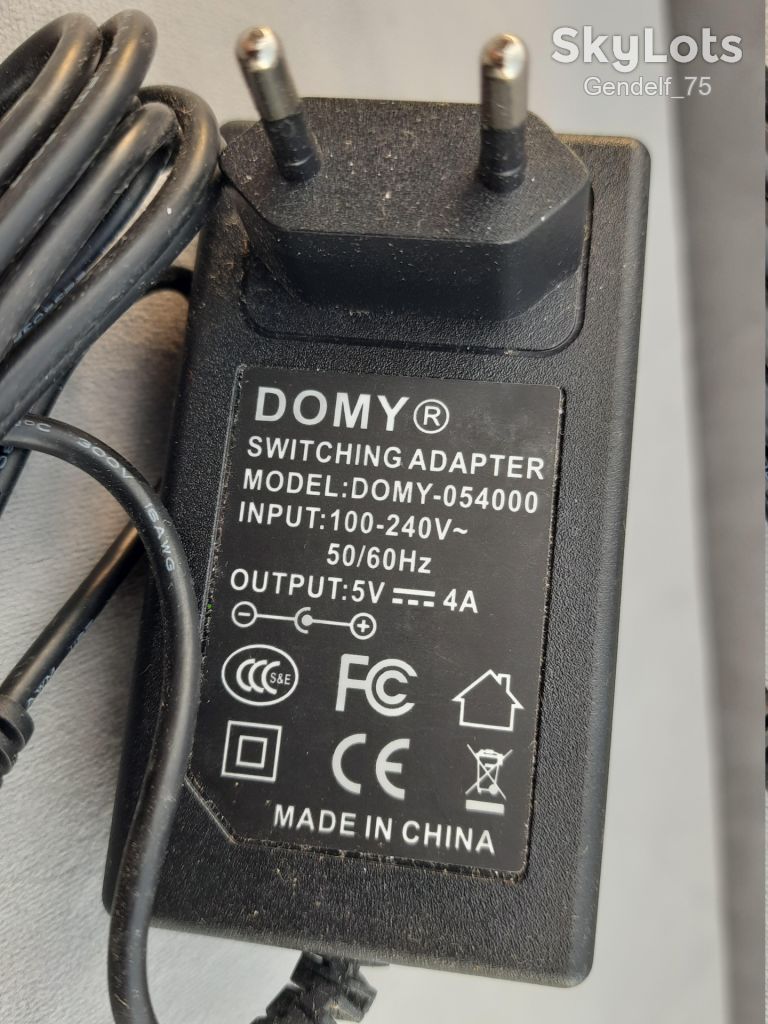 Блок питания  DOMY 5V – 4A для Android TV-box или ТВ-приставки - фото фото фото 3