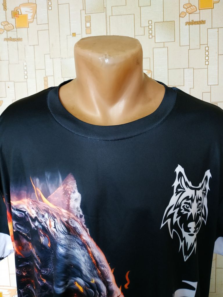 Футболка чоловіча 3D THE WOLF p-p L - фото фото фото 2