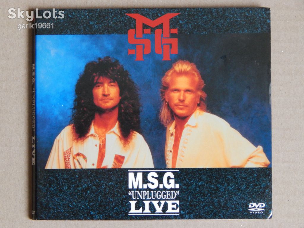 M.S.G. ‎– "Unplugged" Live (DVD, Unofficial Release, Digipak) - фото фото фото 0