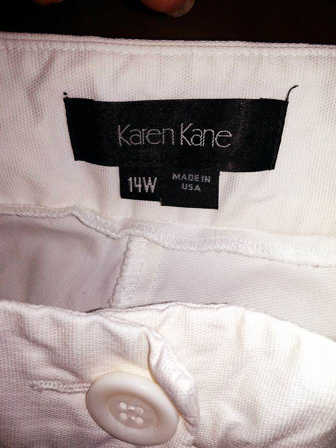 Бриджи белые 14 W Karen Kane США - фото фото фото 2