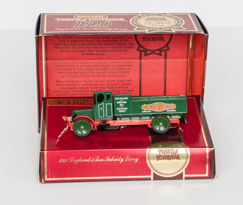 1:43 1920 Leyland 3 Ton Subsidy lorry, MATCHBOX Y-9 LE England - фото фото фото 6