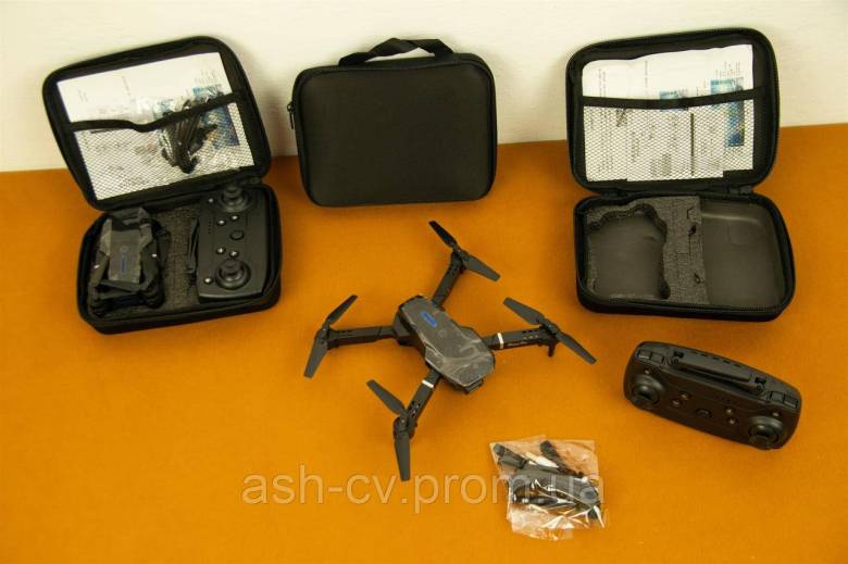Дрон, квадрокоптер, RC, FPV, Drone, E88, Pro, з камерою, для пілотів-початківців, та дітей - фото фото фото 4